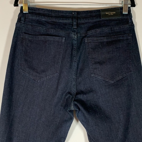 Kate Spade Broome Street Dark Blue Straight Jeans - Picture 8 of 9